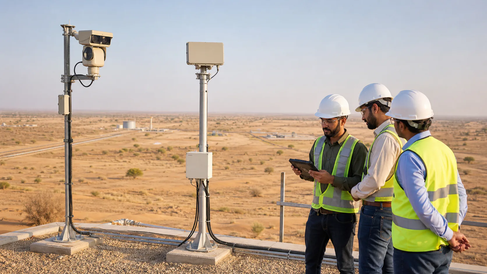 Radar-Based Surveillance for Large Field Areas